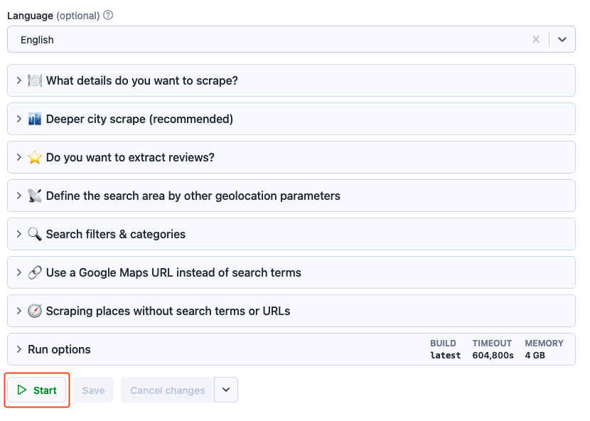 Run an Apify task v2